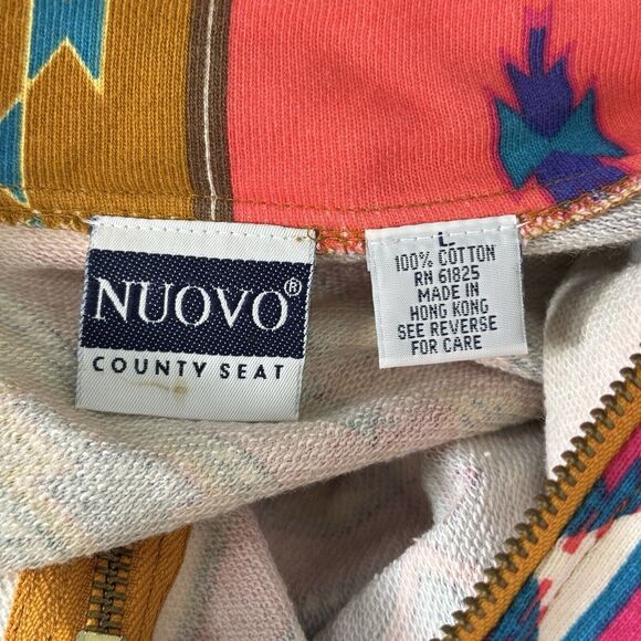 Vintage Southwest Jacket Top Women Large Western Southwestern Crop Shacket Retro - Picture 8 of 10